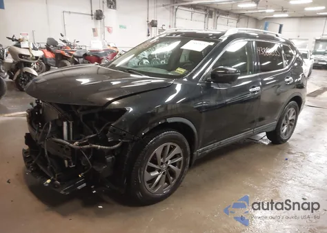 2016 Nissan Rogue Sl из США, поврежденный, VIN 5N1AT2MV3GC773983